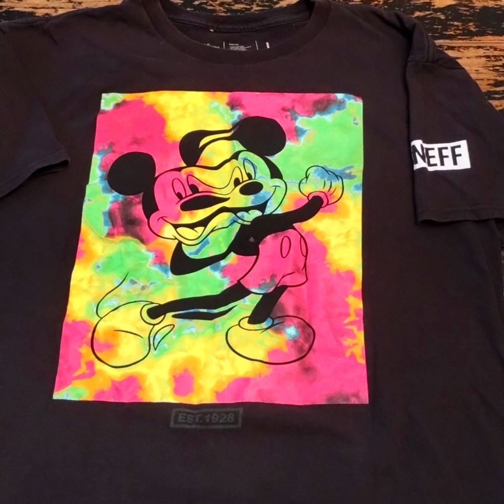 Disney NEFF Mickey Shirt L